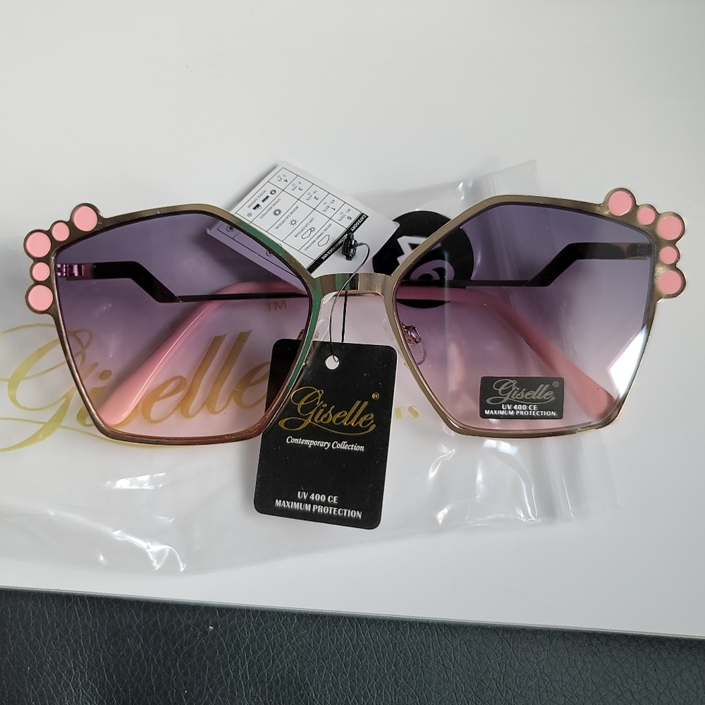 NEW Large Hexagon Inspired Sunglasses Fashion Irregular Design Style Geometric